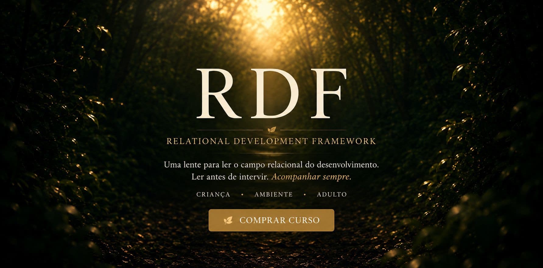 Relational Development Framework (RDF) — uma nova forma de olhar o desenvolvimento